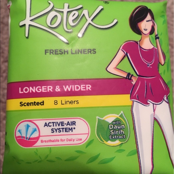 Other Copy Kotex 12 Packs Longer Wider Panty Liners Poshmark